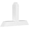 Ekena Millwork Portland Architectural Grade PVC Gable Bracket, 48"W x 30"H x 6"D x 6"F, 15/12 Pitch GBP048X30X0606POR00 - alternate 1